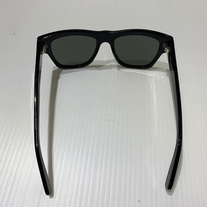 【中古品】【メンズ】 Saint Laurent サンローラン SUNGLASSES SL.142-001 サングラス アイウェア 黒縁フレーム 203-260622-ko-19-tei サイズ：51□19-140 カラー：ブラック 万代Net店