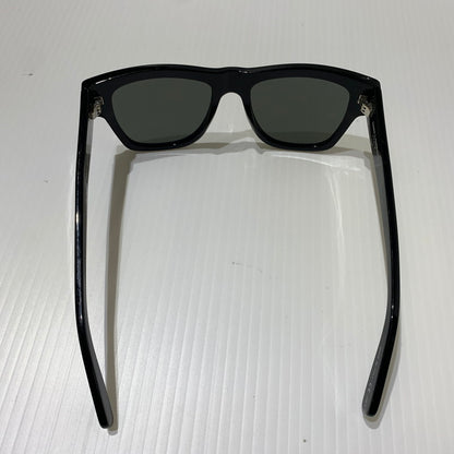 【中古品】【メンズ】 Saint Laurent サンローラン SUNGLASSES SL.142-001 サングラス アイウェア 黒縁フレーム 203-260622-ko-19-tei サイズ：51□19-140 カラー：ブラック 万代Net店