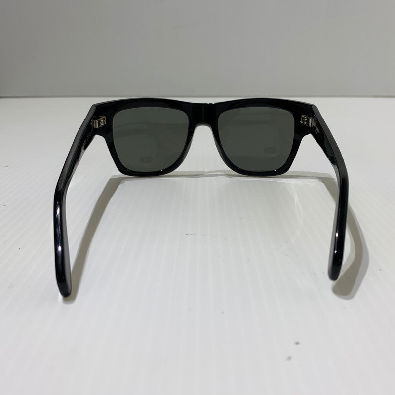 【中古品】【メンズ】 Saint Laurent サンローラン SUNGLASSES SL.142-001 サングラス アイウェア 黒縁フレーム 203-260622-ko-19-tei サイズ：51□19-140 カラー：ブラック 万代Net店