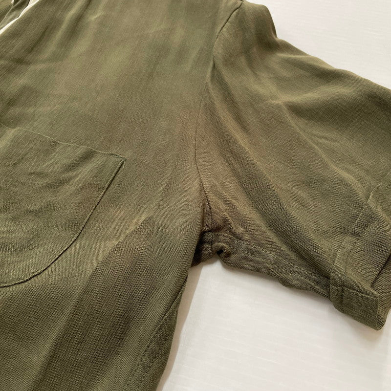 【現状渡し品】【メンズ】 TOWNCRAFT タウンクラフト 60's OPENCOLLAR S/S SHIRT VINTAGE 60年代 オープンカラー ショートスリーブ シャツ 半袖 トップス ヴィンテージ 145-260616-yo-03-tei サイズ：M カラー：グリーン 万代Net店