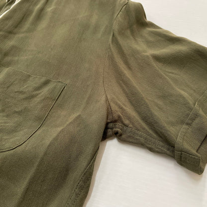 【現状渡し品】【メンズ】 TOWNCRAFT タウンクラフト 60's OPENCOLLAR S/S SHIRT VINTAGE 60年代 オープンカラー ショートスリーブ シャツ 半袖 トップス ヴィンテージ 145-260616-yo-03-tei サイズ：M カラー：グリーン 万代Net店