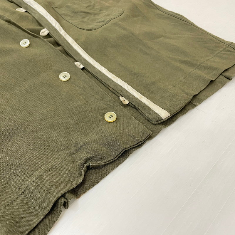 【現状渡し品】【メンズ】 TOWNCRAFT タウンクラフト 60's OPENCOLLAR S/S SHIRT VINTAGE 60年代 オープンカラー ショートスリーブ シャツ 半袖 トップス ヴィンテージ 145-260616-yo-03-tei サイズ：M カラー：グリーン 万代Net店