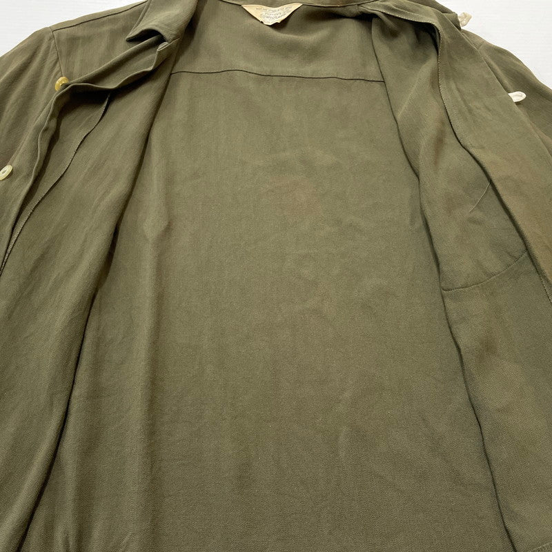 【現状渡し品】【メンズ】 TOWNCRAFT タウンクラフト 60's OPENCOLLAR S/S SHIRT VINTAGE 60年代 オープンカラー ショートスリーブ シャツ 半袖 トップス ヴィンテージ 145-260616-yo-03-tei サイズ：M カラー：グリーン 万代Net店
