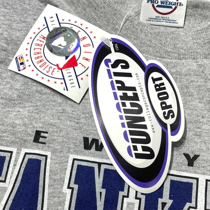 【中古品】【メンズ】 DELTA デルタ YANKEES LOGO S/S TEE ヤンキース ロゴ ショートスリーブ Tシャツ 半袖 トップス 145-260808-sa-01-tei サイズ：M カラー：グレー 万代Net店