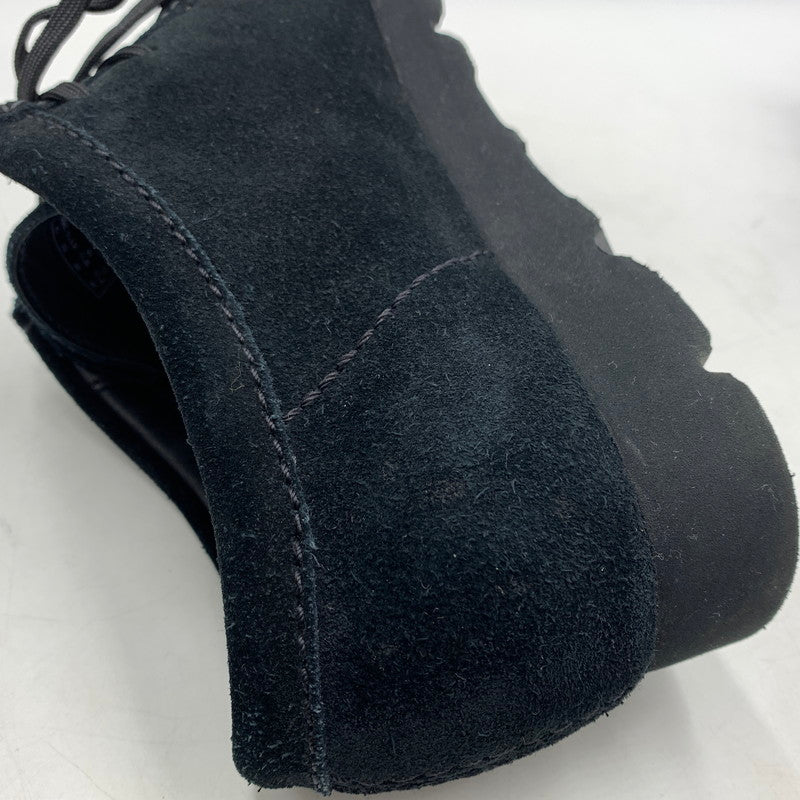 【中古品】【メンズ】 Clarks クラークス WALLABEE GTX BOOTS 26179251 ワラビー ブーツ 靴 ゴアテックス ビブラムソール 164-260615-ko-06-tei サイズ：UK7.5 カラー：ブラック 万代Net店