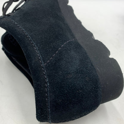 【中古品】【メンズ】 Clarks クラークス WALLABEE GTX BOOTS 26179251 ワラビー ブーツ 靴 ゴアテックス ビブラムソール 164-260615-ko-06-tei サイズ：UK7.5 カラー：ブラック 万代Net店