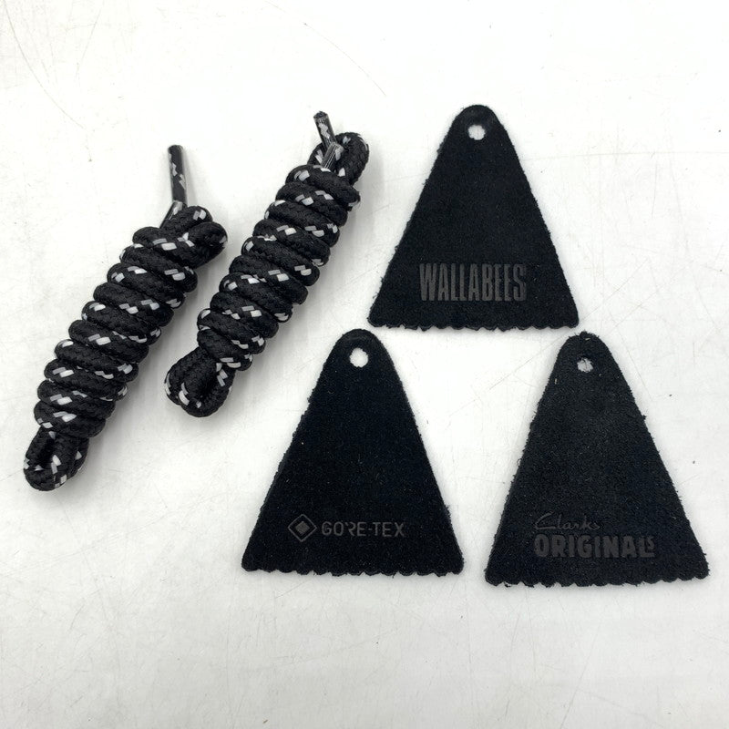 【中古品】【メンズ】 Clarks クラークス WALLABEE GTX BOOTS 26179251 ワラビー ブーツ 靴 ゴアテックス ビブラムソール 164-260615-ko-06-tei サイズ：UK7.5 カラー：ブラック 万代Net店