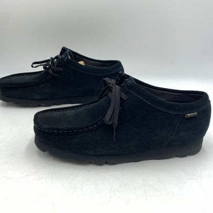 【中古品】【メンズ】 Clarks クラークス WALLABEE GTX BOOTS 26179251 ワラビー ブーツ 靴 ゴアテックス ビブラムソール 164-260615-ko-06-tei サイズ：UK7.5 カラー：ブラック 万代Net店