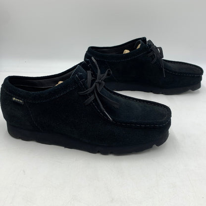 【中古品】【メンズ】 Clarks クラークス WALLABEE GTX BOOTS 26179251 ワラビー ブーツ 靴 ゴアテックス ビブラムソール 164-260615-ko-06-tei サイズ：UK7.5 カラー：ブラック 万代Net店