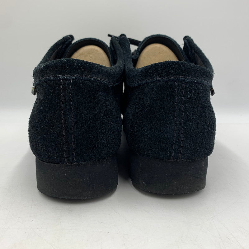 【中古品】【メンズ】 Clarks クラークス WALLABEE GTX BOOTS 26179251 ワラビー ブーツ 靴 ゴアテックス ビブラムソール 164-260615-ko-06-tei サイズ：UK7.5 カラー：ブラック 万代Net店