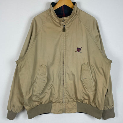 【現状渡し品】【メンズ】 POLO RALPH LAUREN ポロ ラルフローレン 90’ｓ HARRINGTON JACKET 90年代 ハリントン ジャケット アウター 147-260614-sa-05-tei サイズ：XL カラー：ベージュ 万代Net店
