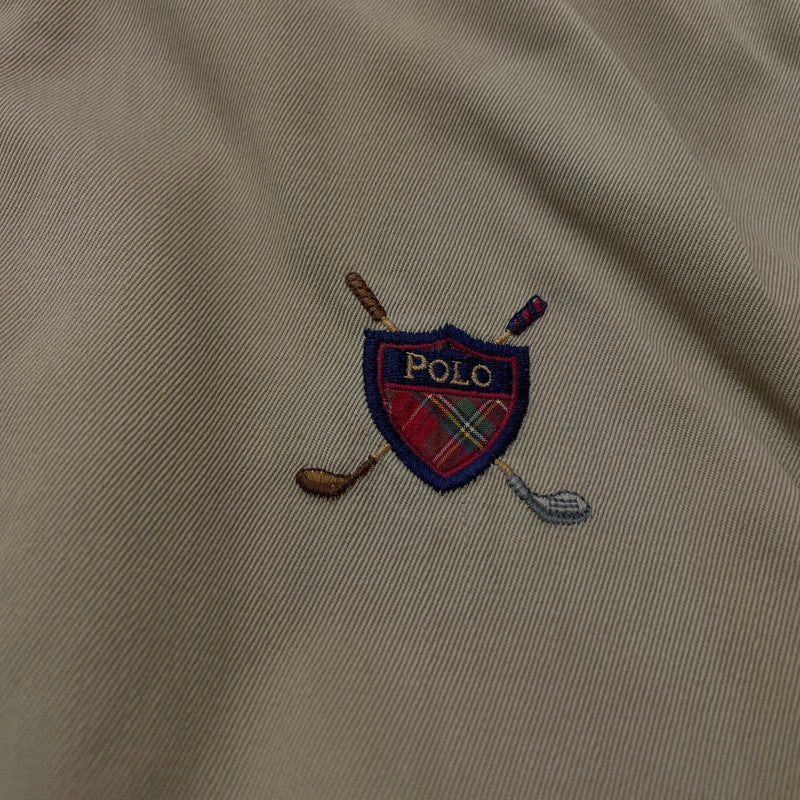【現状渡し品】【メンズ】 POLO RALPH LAUREN ポロ ラルフローレン 90’ｓ HARRINGTON JACKET 90年代 ハリントン ジャケット アウター 147-260614-sa-05-tei サイズ：XL カラー：ベージュ 万代Net店