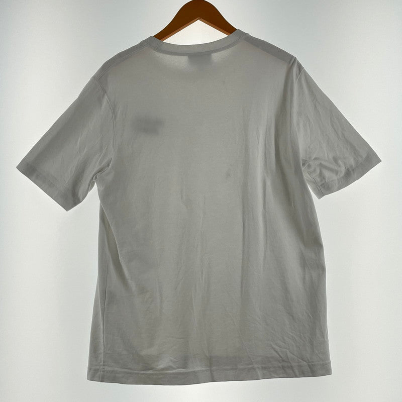 【中古品】【メンズ】 MAISON KITSUNE メゾン キツネ HANDWRITING TEE MM00126KJ7025 ハンドライティング コンフォート Tシャツ 半袖 トップス 141-260614-sa-04-tei サイズ：XS カラー：ホワイト 万代Net店