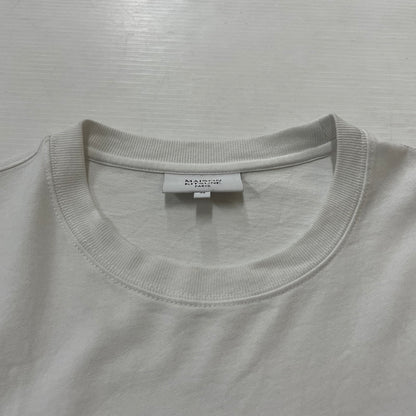 【中古品】【メンズ】 MAISON KITSUNE メゾン キツネ HANDWRITING TEE MM00126KJ7025 ハンドライティング コンフォート Tシャツ 半袖 トップス 141-260614-sa-04-tei サイズ：XS カラー：ホワイト 万代Net店