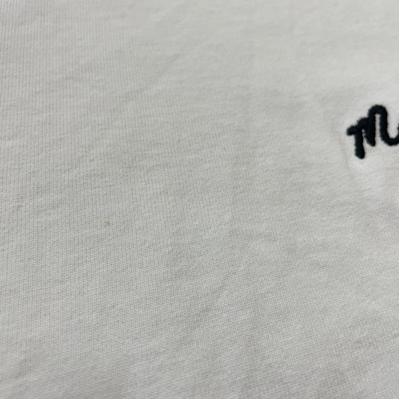 【中古品】【メンズ】 MAISON KITSUNE メゾン キツネ HANDWRITING TEE MM00126KJ7025 ハンドライティング コンフォート Tシャツ 半袖 トップス 141-260614-sa-04-tei サイズ：XS カラー：ホワイト 万代Net店