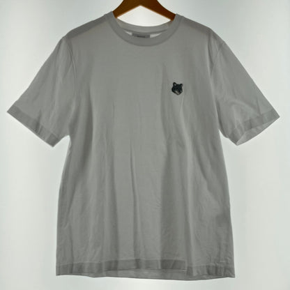 【中古品】【メンズ】 MAISON KITSUNE メゾン キツネ FOX HEAD PM00108KJ7025 フォックスヘッド Tシャツ 半袖 トップス 141-260614-sa-03-tei サイズ：XS カラー：ホワイト 万代Net店