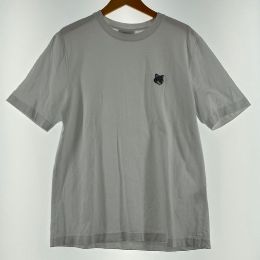 【中古品】【メンズ】 MAISON KITSUNE メゾン キツネ FOX HEAD PM00108KJ7025 フォックスヘッド Tシャツ 半袖 トップス 141-260614-sa-03-tei サイズ：XS カラー：ホワイト 万代Net店