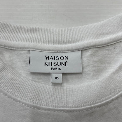 【中古品】【メンズ】 MAISON KITSUNE メゾン キツネ FOX HEAD PM00108KJ7025 フォックスヘッド Tシャツ 半袖 トップス 141-260614-sa-03-tei サイズ：XS カラー：ホワイト 万代Net店