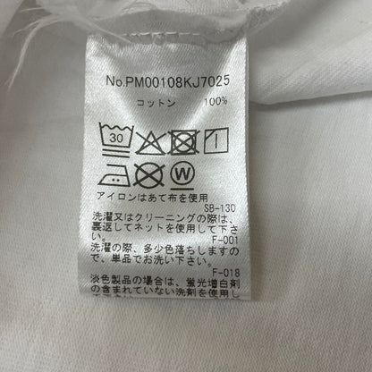 【中古品】【メンズ】 MAISON KITSUNE メゾン キツネ FOX HEAD PM00108KJ7025 フォックスヘッド Tシャツ 半袖 トップス 141-260614-sa-03-tei サイズ：XS カラー：ホワイト 万代Net店