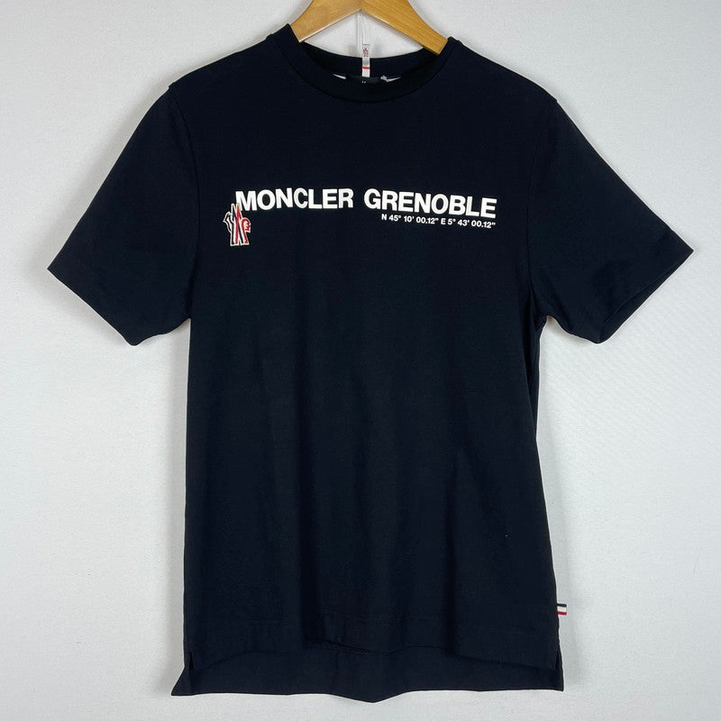 【中古品】【メンズ】 MONCLER モンクレール GRENOBLE TEE L10978C00017 グルノーブル Ｔシャツ 半袖 トップス 141-260614-sa-02-tei サイズ：S カラー：ブラック 万代Net店