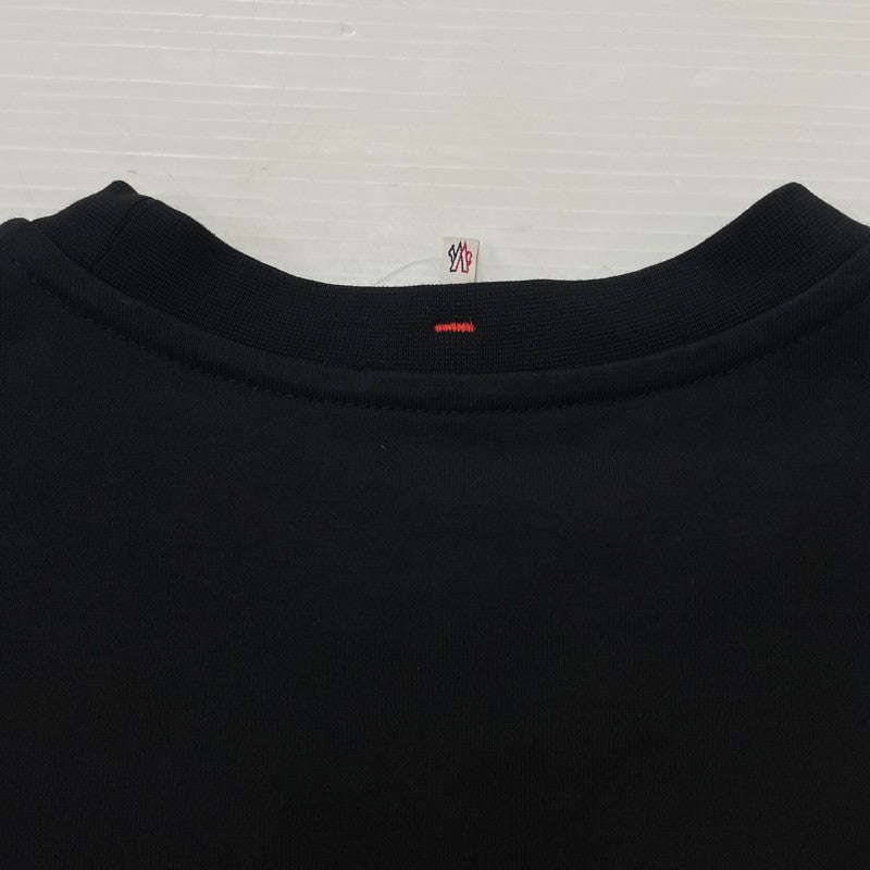 【中古品】【メンズ】 MONCLER モンクレール GRENOBLE TEE L10978C00017 グルノーブル Ｔシャツ 半袖 トップス 141-260614-sa-02-tei サイズ：S カラー：ブラック 万代Net店