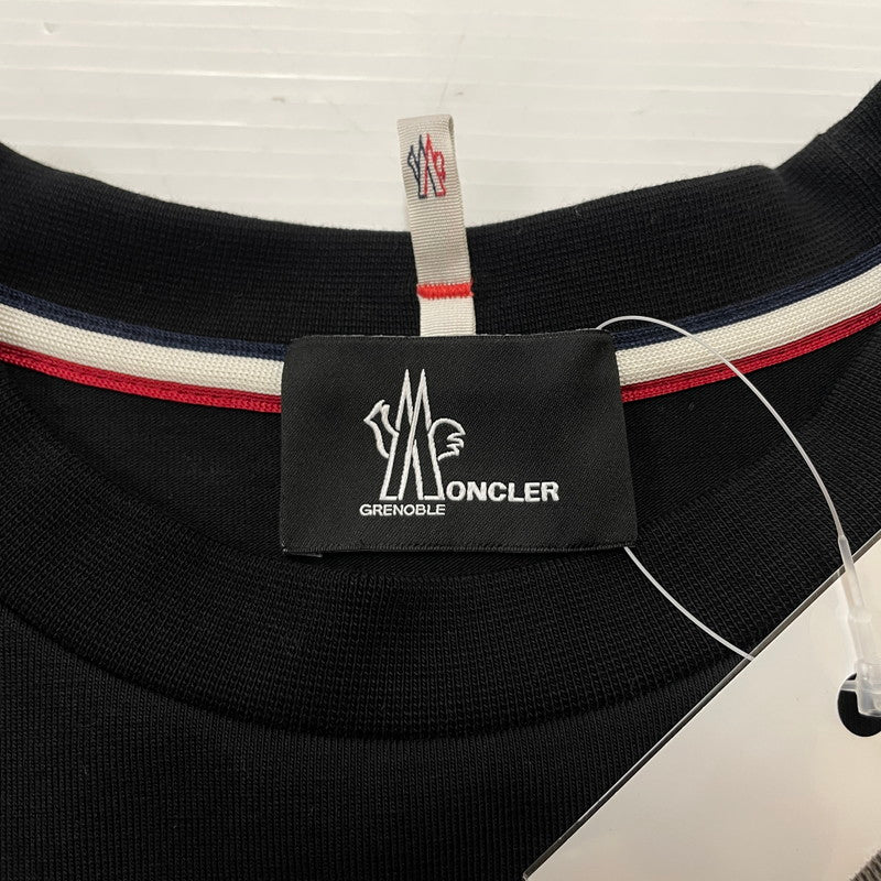 【中古品】【メンズ】 MONCLER モンクレール GRENOBLE TEE L10978C00017 グルノーブル Ｔシャツ 半袖 トップス 141-260614-sa-02-tei サイズ：S カラー：ブラック 万代Net店