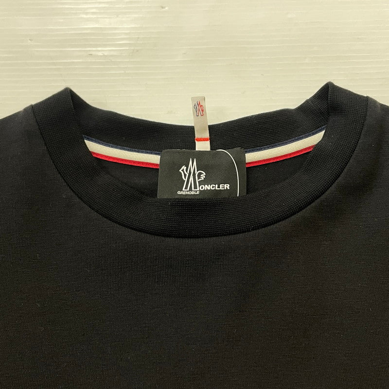 【中古品】【メンズ】 MONCLER モンクレール GRENOBLE TEE L10978C00017 グルノーブル Ｔシャツ 半袖 トップス 141-260614-sa-02-tei サイズ：S カラー：ブラック 万代Net店
