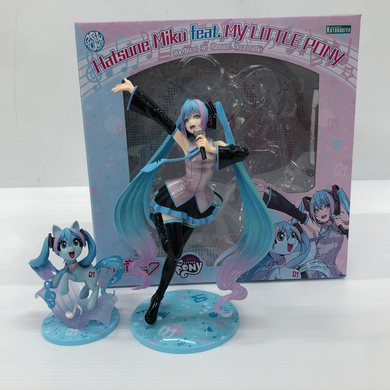 【中古品】 初音ミク feat. MY LITTLE PONY美少女 1/7 フィギュア コトブキヤ 053-260715-tei 万代Net店