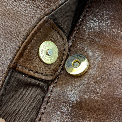【中古品】【メンズ】 Vivienne Westwood ヴィヴィアン・ウエストウッド ORB SHOULDER BAG オーブ ショルダーバッグ カバン レザーバッグ 188-260723-ko-04-tei カラー：ブラウン 万代Net店