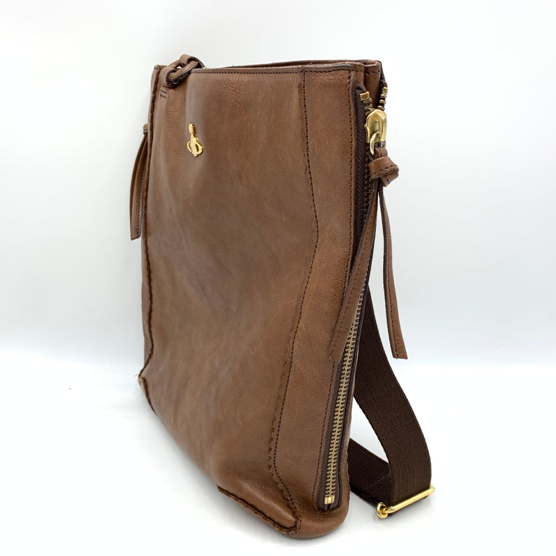 【中古品】【メンズ】 Vivienne Westwood ヴィヴィアン・ウエストウッド ORB SHOULDER BAG オーブ ショルダーバッグ カバン レザーバッグ 188-260723-ko-04-tei カラー：ブラウン 万代Net店