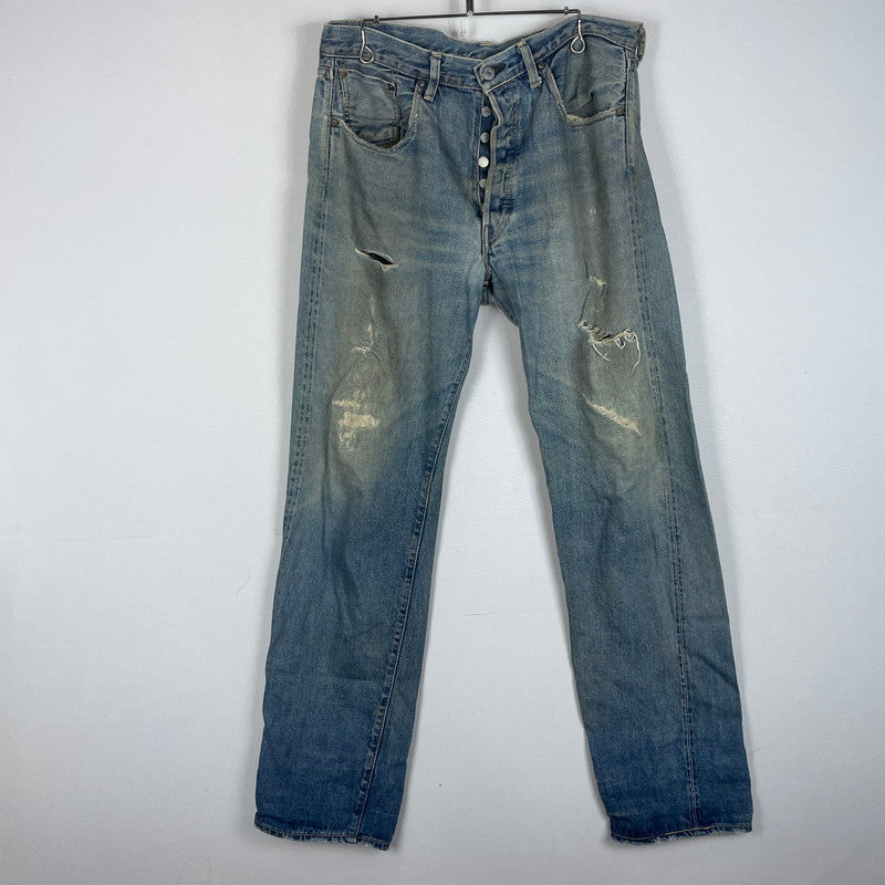 【現状渡し品】【メンズ】 LEVI'S リーバイス 501XX DENIM PANTS 55501-0014 501ダブルエックス デニムパンツ ボトムス 1955年 モデル 復刻 ジーンズ 156-260614-sa-08-tei サイズ：36 カラー：インディゴ 万代Net店
