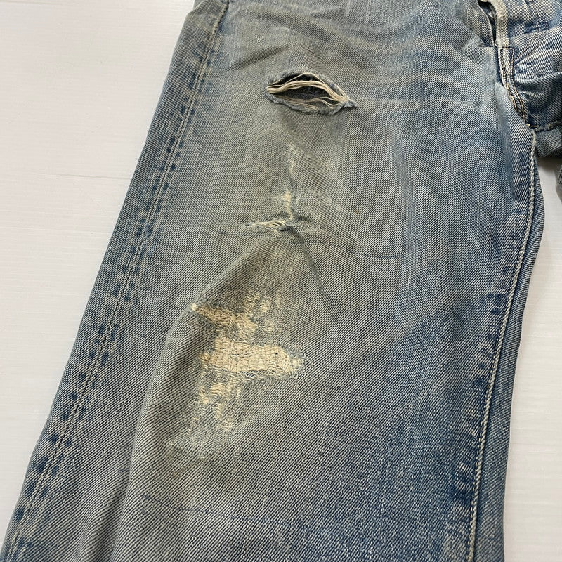 【現状渡し品】【メンズ】 LEVI'S リーバイス 501XX DENIM PANTS 55501-0014 501ダブルエックス デニムパンツ ボトムス 1955年 モデル 復刻 ジーンズ 156-260614-sa-08-tei サイズ：36 カラー：インディゴ 万代Net店