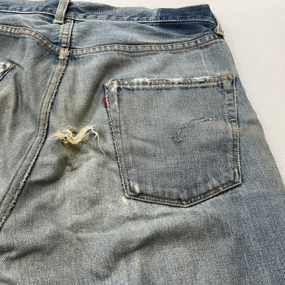 【現状渡し品】【メンズ】 LEVI'S リーバイス 501XX DENIM PANTS 55501-0014 501ダブルエックス デニムパンツ ボトムス 1955年 モデル 復刻 ジーンズ 156-260614-sa-08-tei サイズ：36 カラー：インディゴ 万代Net店