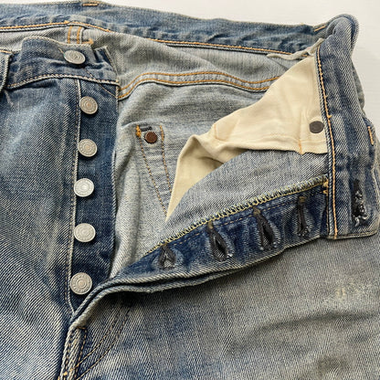 【現状渡し品】【メンズ】 LEVI'S リーバイス 501XX DENIM PANTS 55501-0014 501ダブルエックス デニムパンツ ボトムス 1955年 モデル 復刻 ジーンズ 156-260614-sa-08-tei サイズ：36 カラー：インディゴ 万代Net店