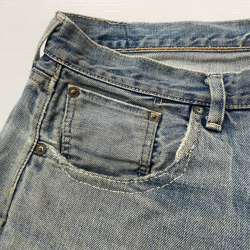 【現状渡し品】【メンズ】 LEVI'S リーバイス 501XX DENIM PANTS 55501-0014 501ダブルエックス デニムパンツ ボトムス 1955年 モデル 復刻 ジーンズ 156-260614-sa-08-tei サイズ：36 カラー：インディゴ 万代Net店