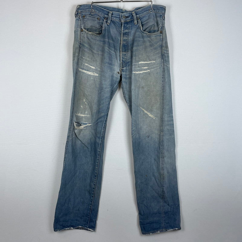 【現状渡し品】【メンズ】 LEVI'S リーバイス 501XX DENIM PANTS LOT55501 501ダブルエックス デニムパンツ ボトムス ジーンズ 1955年 モデル 復刻 156-260614-sa-07-tei サイズ：不明 カラー：インディゴ 万代Net店