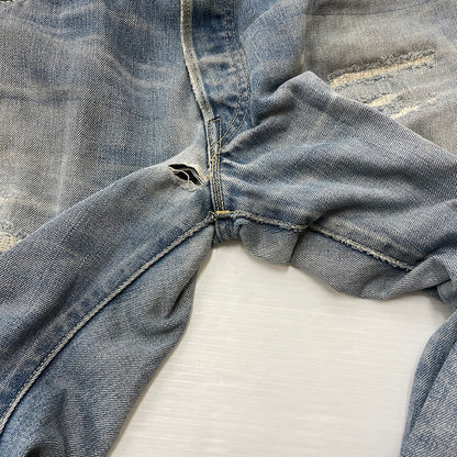 【現状渡し品】【メンズ】 LEVI'S リーバイス 501XX DENIM PANTS LOT55501 501ダブルエックス デニムパンツ ボトムス ジーンズ 1955年 モデル 復刻 156-260614-sa-07-tei サイズ：不明 カラー：インディゴ 万代Net店