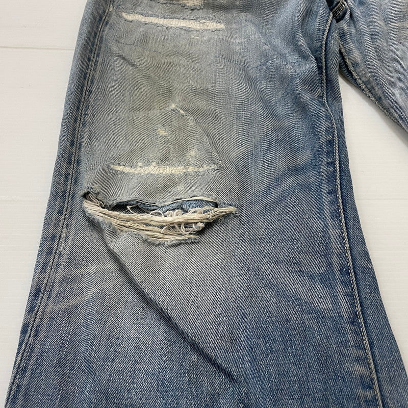 【現状渡し品】【メンズ】 LEVI'S リーバイス 501XX DENIM PANTS LOT55501 501ダブルエックス デニムパンツ ボトムス ジーンズ 1955年 モデル 復刻 156-260614-sa-07-tei サイズ：不明 カラー：インディゴ 万代Net店