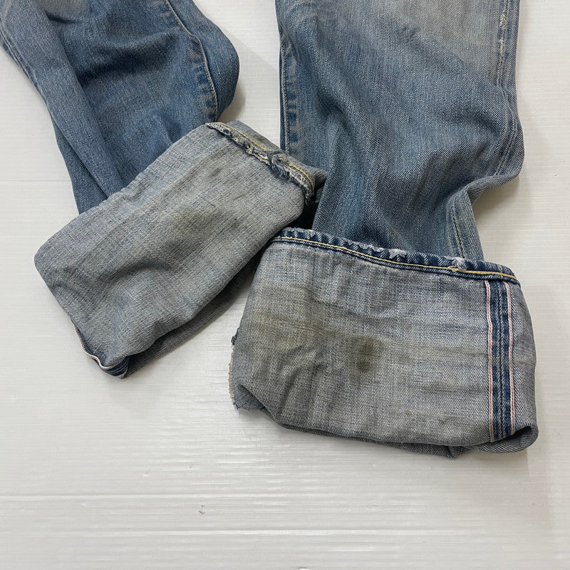【現状渡し品】【メンズ】 LEVI'S リーバイス 501XX DENIM PANTS LOT55501 501ダブルエックス デニムパンツ ボトムス ジーンズ 1955年 モデル 復刻 156-260614-sa-07-tei サイズ：不明 カラー：インディゴ 万代Net店