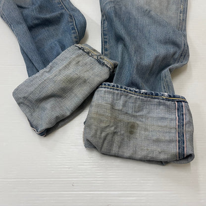 【現状渡し品】【メンズ】 LEVI'S リーバイス 501XX DENIM PANTS LOT55501 501ダブルエックス デニムパンツ ボトムス ジーンズ 1955年 モデル 復刻 156-260614-sa-07-tei サイズ：不明 カラー：インディゴ 万代Net店