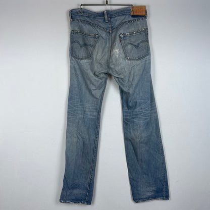 【現状渡し品】【メンズ】 LEVI'S リーバイス 501XX DENIM PANTS LOT55501 501ダブルエックス デニムパンツ ボトムス ジーンズ 1955年 モデル 復刻 156-260614-sa-07-tei サイズ：不明 カラー：インディゴ 万代Net店