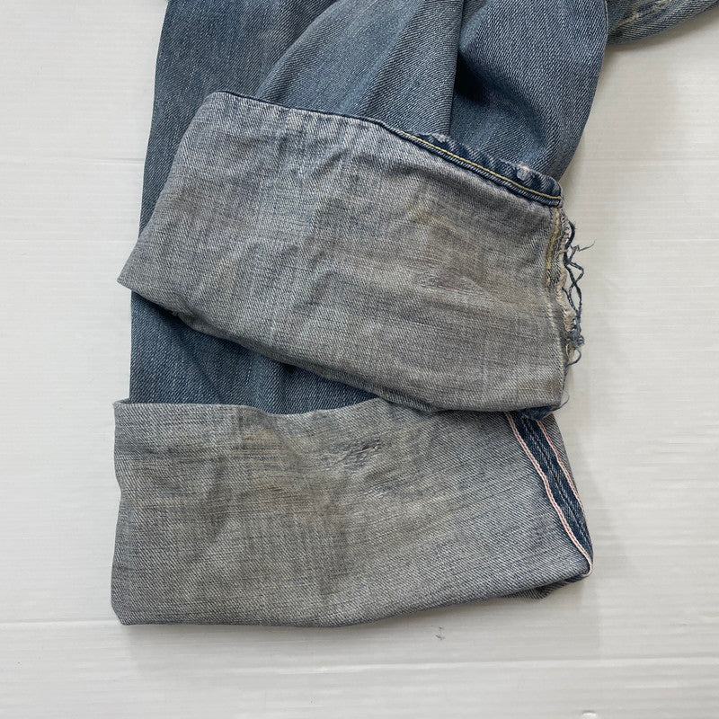 【現状渡し品】【メンズ】 LEVI'S リーバイス 501XX DENIM PANTS LOT55501 501ダブルエックス デニムパンツ ボトムス ジーンズ 1955年 モデル 復刻 156-260614-sa-07-tei サイズ：不明 カラー：インディゴ 万代Net店
