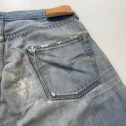 【現状渡し品】【メンズ】 LEVI'S リーバイス 501XX DENIM PANTS LOT55501 501ダブルエックス デニムパンツ ボトムス ジーンズ 1955年 モデル 復刻 156-260614-sa-07-tei サイズ：不明 カラー：インディゴ 万代Net店