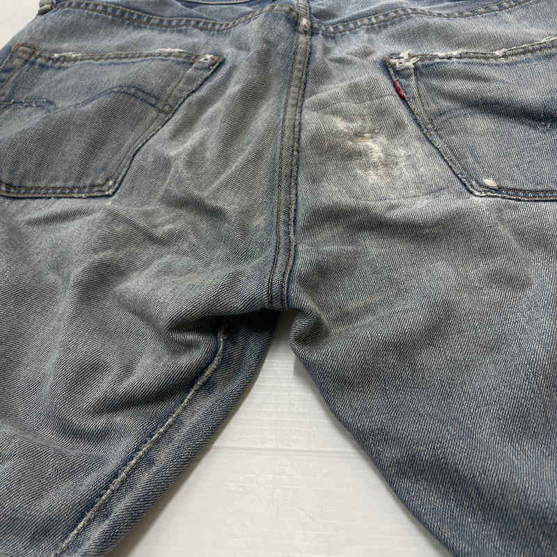 【現状渡し品】【メンズ】 LEVI'S リーバイス 501XX DENIM PANTS LOT55501 501ダブルエックス デニムパンツ ボトムス ジーンズ 1955年 モデル 復刻 156-260614-sa-07-tei サイズ：不明 カラー：インディゴ 万代Net店
