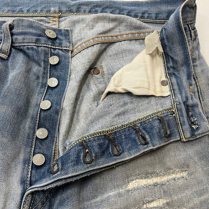 【現状渡し品】【メンズ】 LEVI'S リーバイス 501XX DENIM PANTS LOT55501 501ダブルエックス デニムパンツ ボトムス ジーンズ 1955年 モデル 復刻 156-260614-sa-07-tei サイズ：不明 カラー：インディゴ 万代Net店