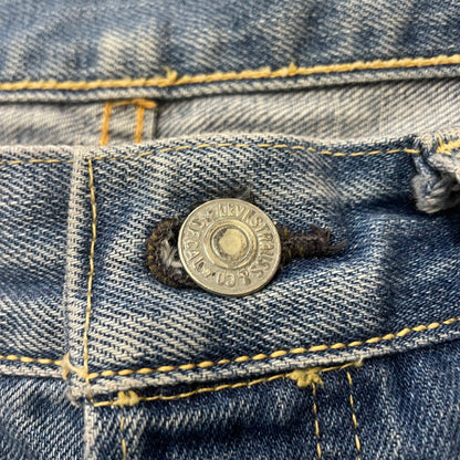【現状渡し品】【メンズ】 LEVI'S リーバイス 501XX DENIM PANTS LOT55501 501ダブルエックス デニムパンツ ボトムス ジーンズ 1955年 モデル 復刻 156-260614-sa-07-tei サイズ：不明 カラー：インディゴ 万代Net店