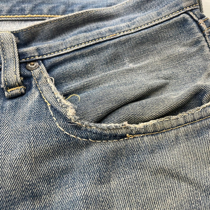 【現状渡し品】【メンズ】 LEVI'S リーバイス 501XX DENIM PANTS LOT55501 501ダブルエックス デニムパンツ ボトムス ジーンズ 1955年 モデル 復刻 156-260614-sa-07-tei サイズ：不明 カラー：インディゴ 万代Net店