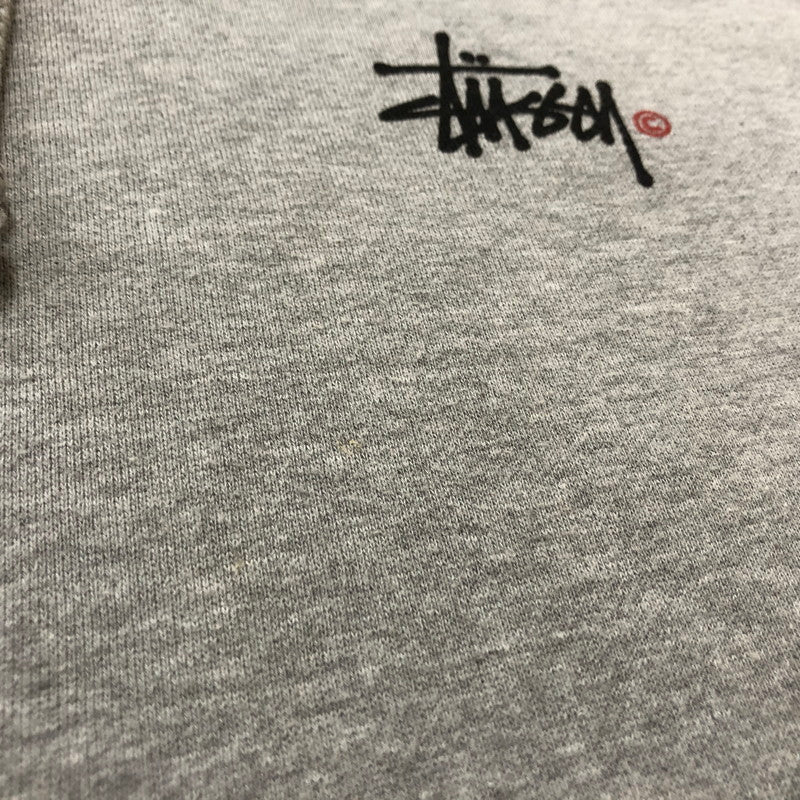 【中古品】【メンズ】 STUSSY ステューシー LOGO HOODIE ロゴ フーディ トップス プルーオーバー 142-260702-sa-20-tei サイズ：L カラー：グレー 万代Net店