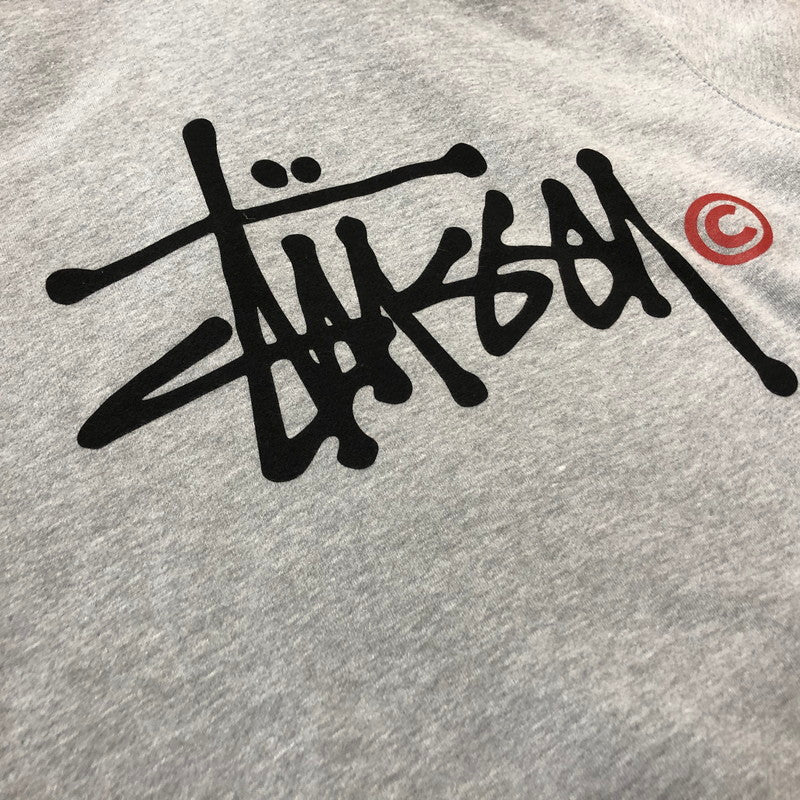 【中古品】【メンズ】 STUSSY ステューシー LOGO HOODIE ロゴ フーディ トップス プルーオーバー 142-260702-sa-20-tei サイズ：L カラー：グレー 万代Net店