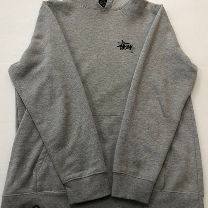 【中古品】【メンズ】 STUSSY ステューシー LOGO HOODIE ロゴ フーディ トップス プルーオーバー 142-260702-sa-20-tei サイズ：L カラー：グレー 万代Net店